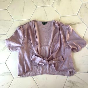 NWOT Lilac crop top